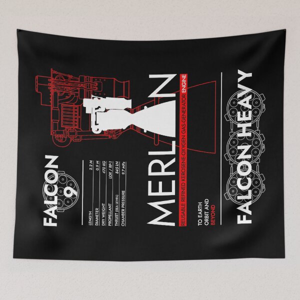 Item preview, Merlin Engine. Falcon 9 and Falcon Heavy designed and sold by BGALAXY.