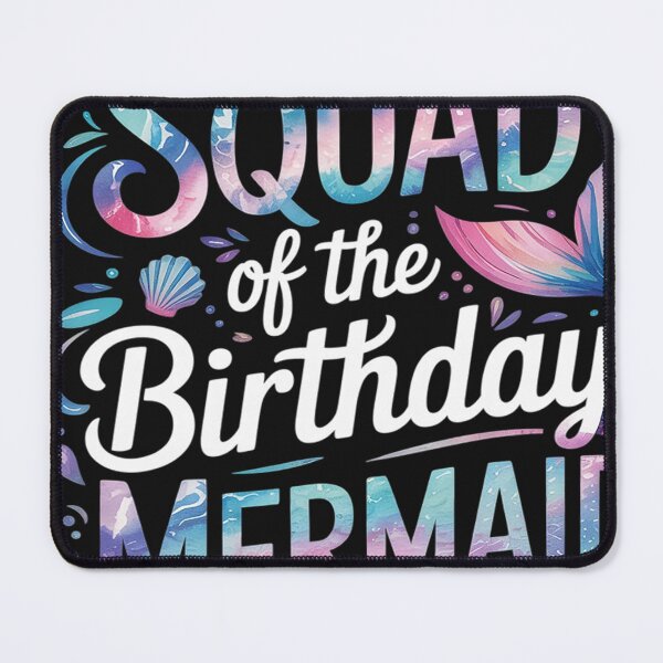 Item preview, Squad Of The Birthday Mermaid Family Matching Party Squad designed and sold by VladimiaPutin.