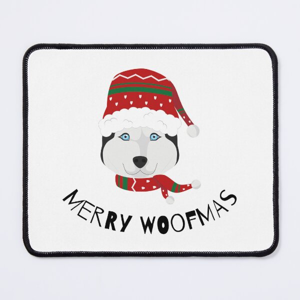 Item preview, Merry Woofmas | Husky designed and sold by annemyne.