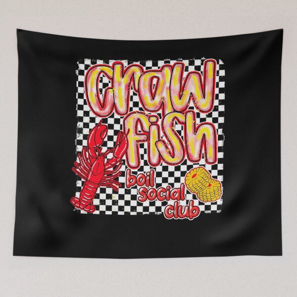 Item preview, Retro Crawfish Boil Social Club Shirt designed and sold by TinaMDedrick.