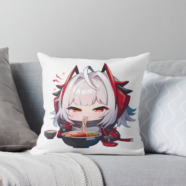 Item preview, W Arknights Prelude To Dawn Game Girl Kawaii Chibi Ramen Scene designed and sold by Raslbazola.