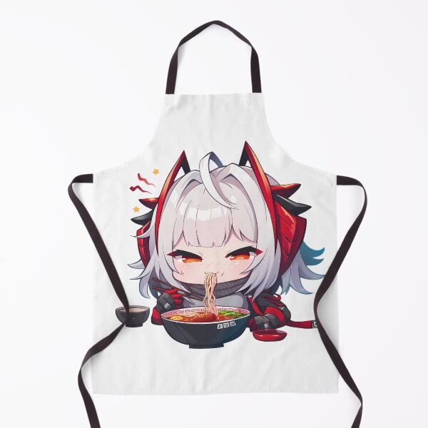 Item preview, W Arknights Prelude To Dawn Game Girl Kawaii Chibi Ramen Scene designed and sold by Raslbazola.