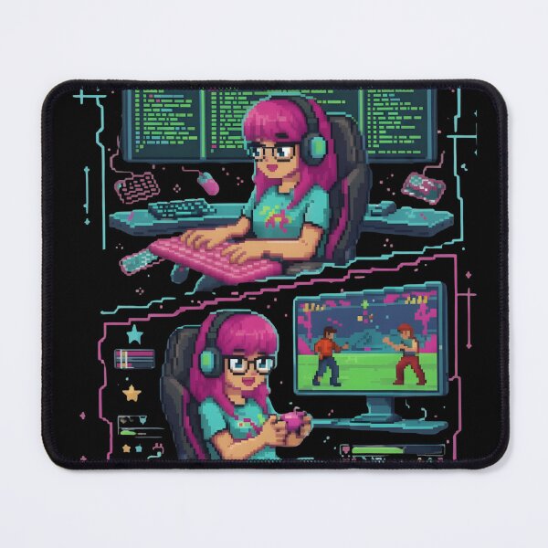 Item preview, Gamer Girl Dev T-shirt | Programmer & Gamer Pixel Art Style | Geek Empowerment  designed and sold by Artbesttopic.