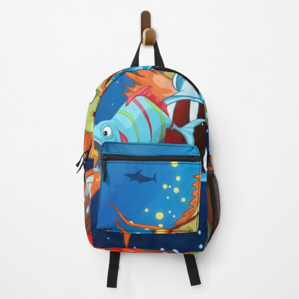 Item preview, Funny Deep Sea Food Chain Cartoon Art tshirt designed and sold by anandsiva2703.