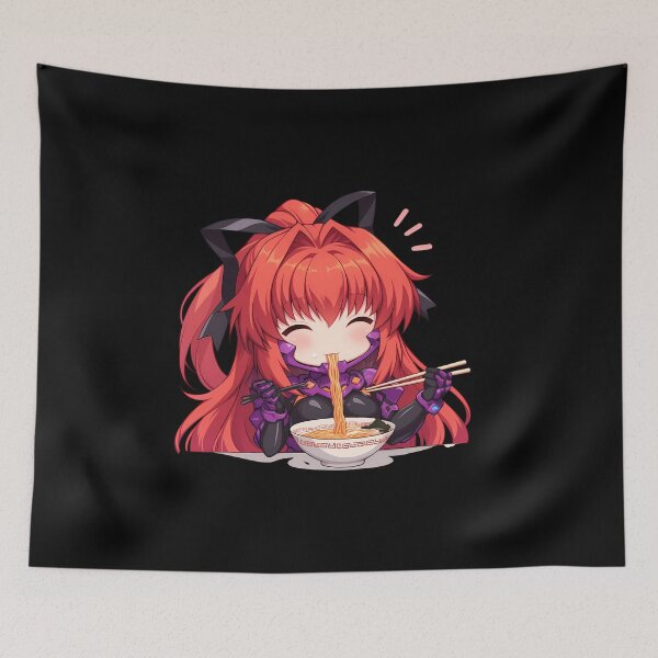 Item preview, Sumika Kagami Muv Luv Alternative Anime Girl Kawaii Chibi Ramen Delight designed and sold by Raslbazola.