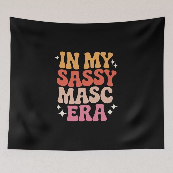Item preview, In My Sassy Masc Era Lesbian Flag Lesbian Couple Pride LGBT designed and sold by RsFilsingerArt.