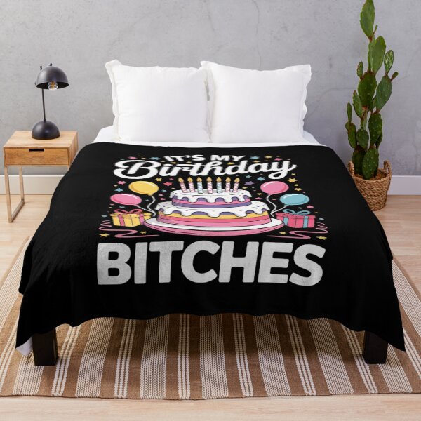Item preview, It's My Birthday Bitches LGBT Gay Lesbian Pride Rainbow designed and sold by RsFilsingerArt.