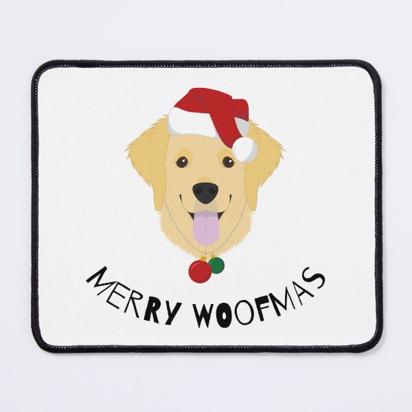 Item preview, Merry Woofmas | Golden Retriever designed and sold by annemyne.
