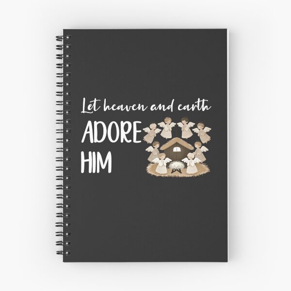 Item preview, Let Heaven and Earth Adore Him designed and sold by simplydesignart.