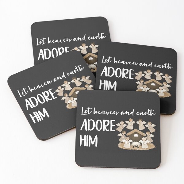 Item preview, Let Heaven and Earth Adore Him designed and sold by simplydesignart.