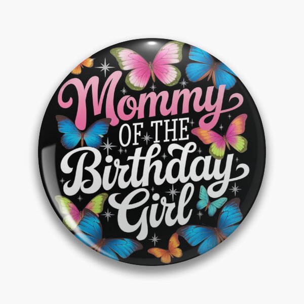 Item preview, Mommy of The Birthday Girl Butterfly Party Matching Family 2 designed and sold by lilLilaBatArt.