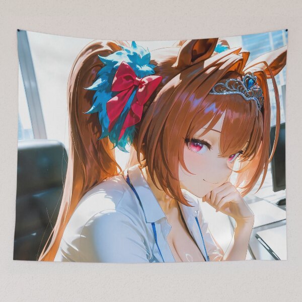 Item preview, Daiwa Scarlet Office Seduction Uma Musume Pretty Derby Anime Girl Waifu designed and sold by Raslbazola.