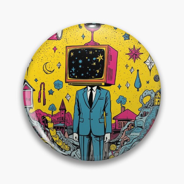 Item preview, Surreal Businessperson in Cosmic Landscape designed and sold by PictorialWhimsy.