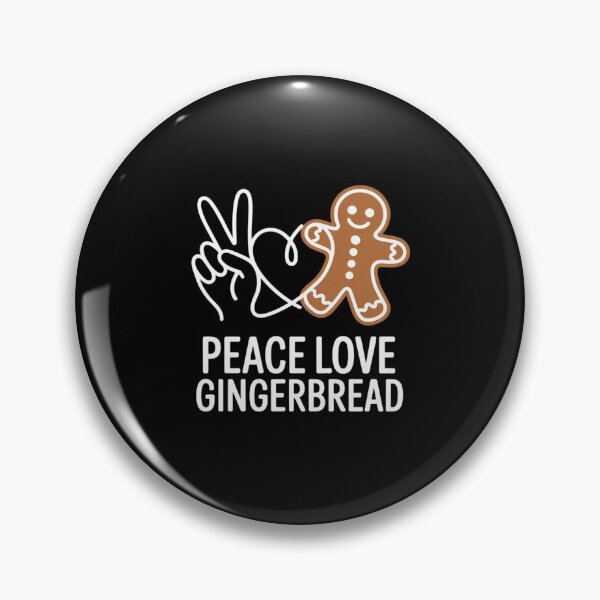 Artikelvorschau, Frieden, Liebe, Lebkuchen, Retro-Lebkuchenliebhaber entworfen und verkauft von HaileyRobel.