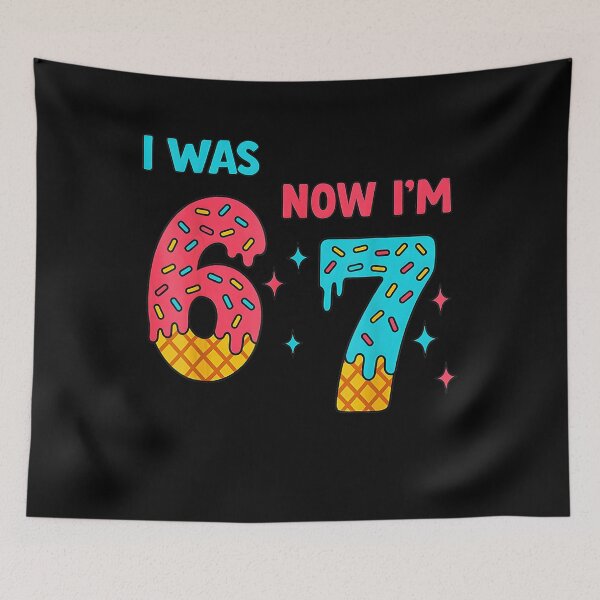 Item preview, Funny Was Now Gift Classic Birthday 6 7th 7 I Boy Hands I'm Happy Girl designed and sold by RoniShorter.