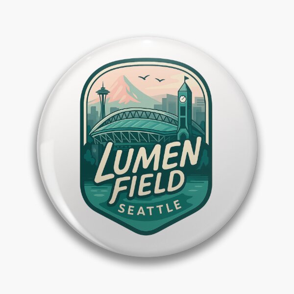 Item preview, Lumen Field and Space Needle, Seattle designed and sold by Places On Earth.
