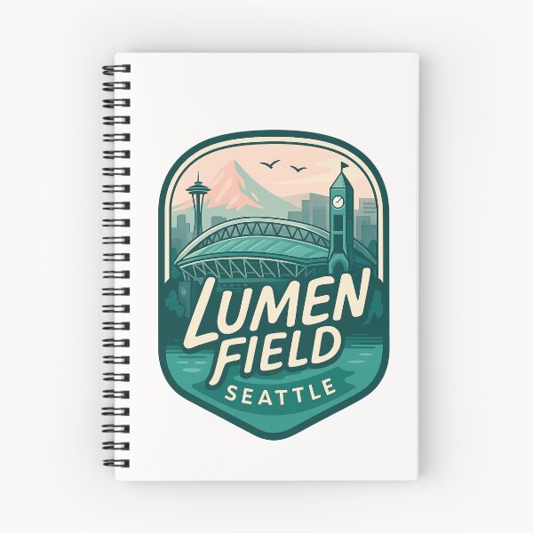 Item preview, Lumen Field and Space Needle, Seattle designed and sold by Places On Earth.