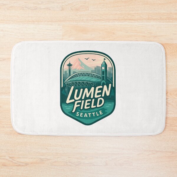Item preview, Lumen Field and Space Needle, Seattle designed and sold by Places On Earth.