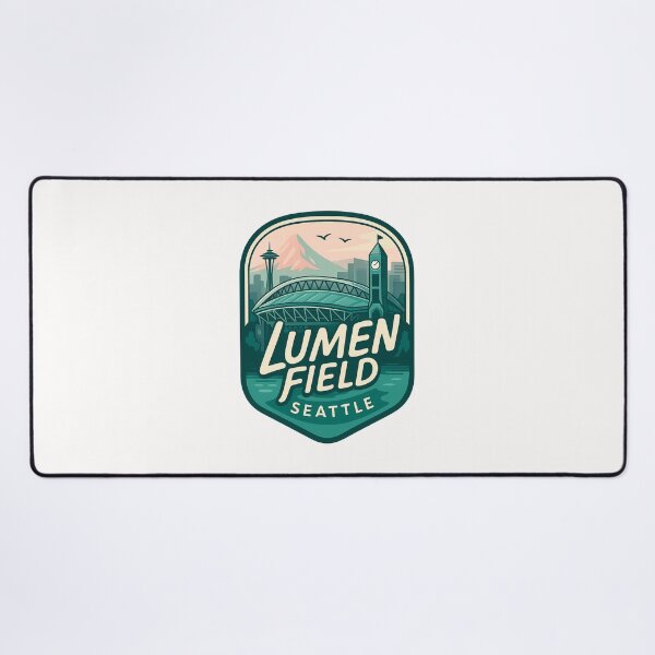Item preview, Lumen Field and Space Needle, Seattle designed and sold by Places On Earth.