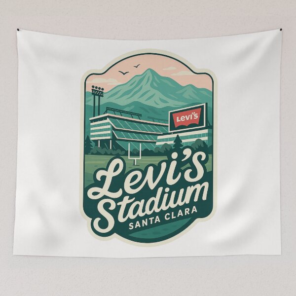Item preview, Levi’s Stadium with Mountain View, Santa Clara designed and sold by Places On Earth.