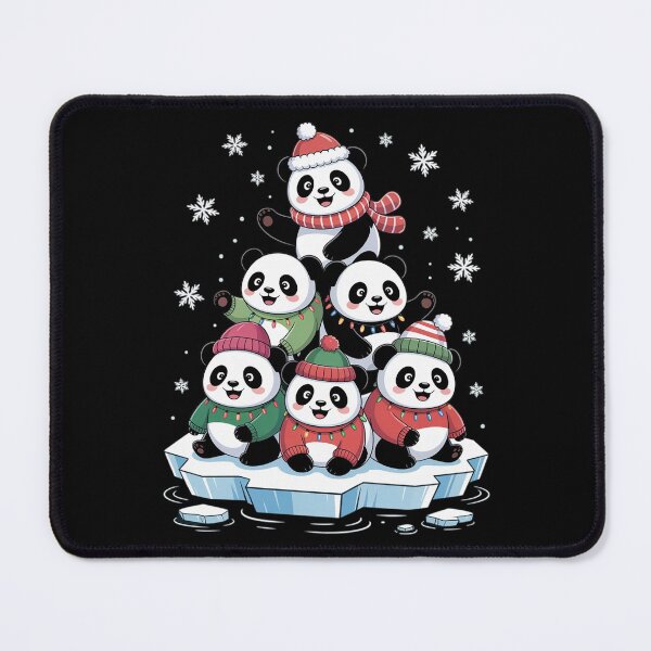 Item preview, Panda Christmas Tree Panda Lover Xmas Squad Men Women Kids Long Sleeve designed and sold by DrewLeuschke.