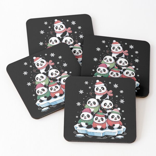 Item preview, Panda Christmas Tree Panda Lover Xmas Squad Men Women Kids Long Sleeve designed and sold by DrewLeuschke.