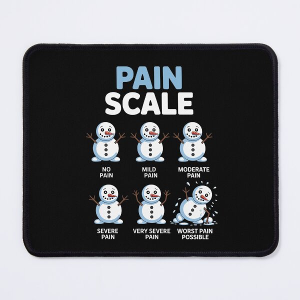 Item preview, Pain Scale Snowman Nurse Medical Humor Christmas Healthcare designed and sold by MinaReinger.