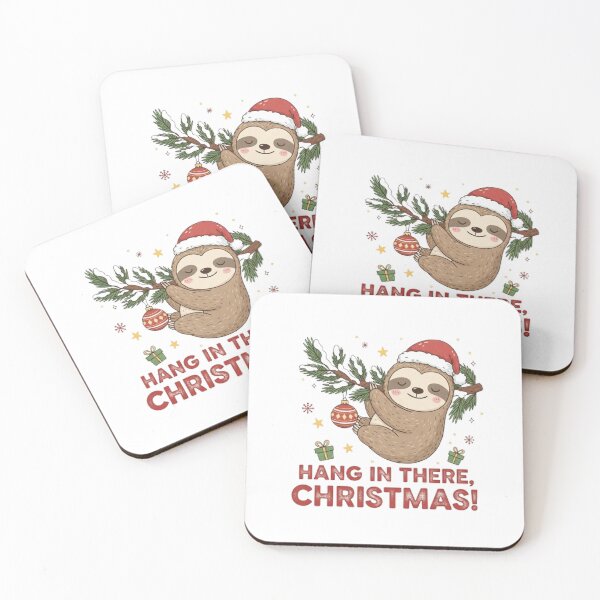 Item preview, Sloth Hangs Slow Merry Christmas designed and sold by Animartzx.
