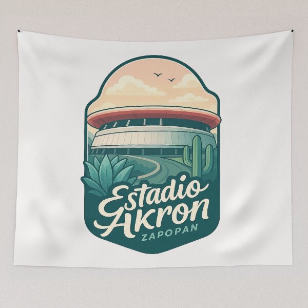 Item preview, Estadio Akron with Desert Flora, Zapopan designed and sold by Places On Earth.