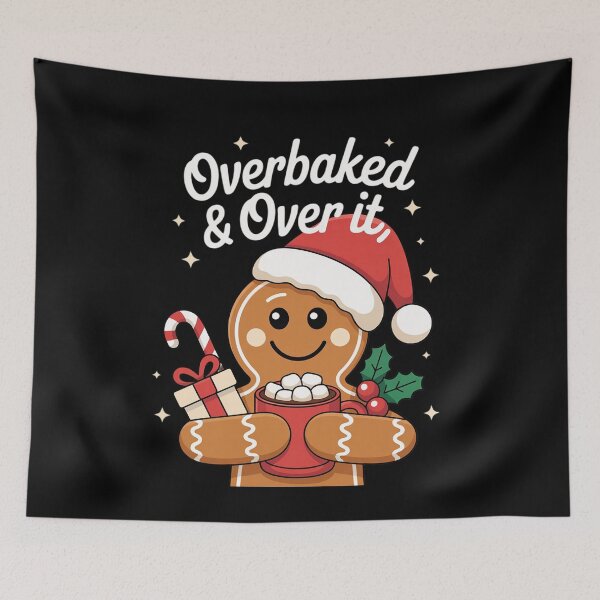 Item preview, Overbaked And Over Gingerbread Christmas designed and sold by FranzFriesen.