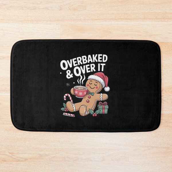 Item preview, Overbaked & Over it Shirt Gingerbread Christmas Shirt Family Holiday designed and sold by HaileyRobel.