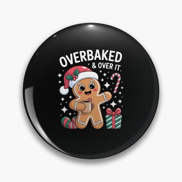 Item preview, Overbaked & Over It Png, Gingerbread Png, Christmas Baking designed and sold by DrewLeuschke.