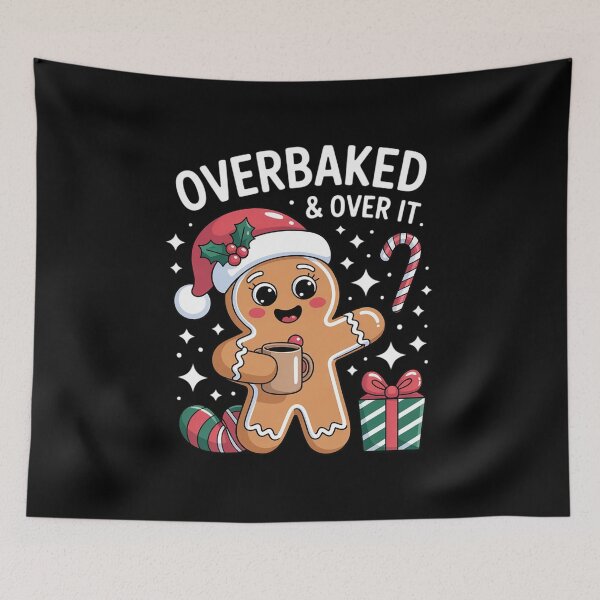 Item preview, Overbaked & Over It Png, Gingerbread Png, Christmas Baking designed and sold by DrewLeuschke.