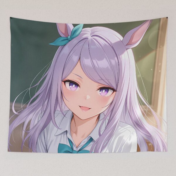Item preview, Mejiro McQueen Uma Musume Pretty Derby Anime Girl Waifu Desk Moment designed and sold by Raslbazola.