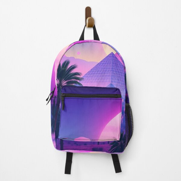 Item preview, Vaporwave Pyramids Retro Sunset Neon Dreamscape designed and sold by EllDAV777.
