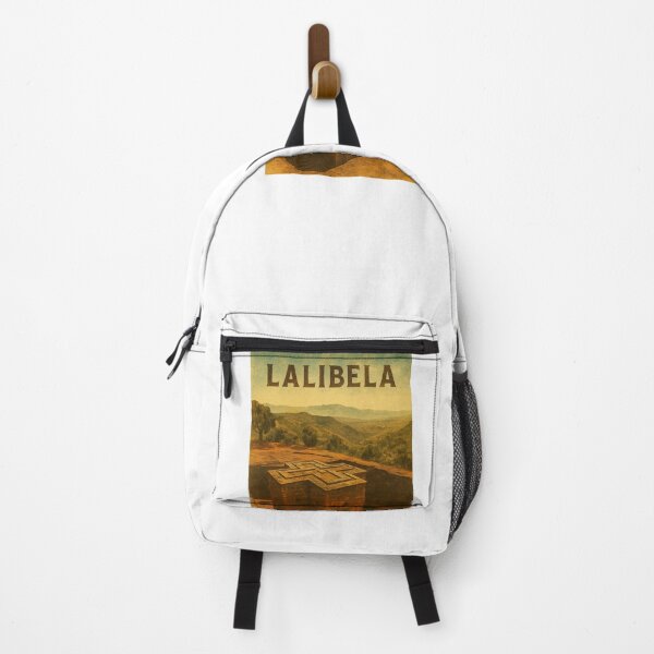 Item preview, Lalibela Rock Church – Vintage Ethiopia Travel Art designed and sold by Wubet.