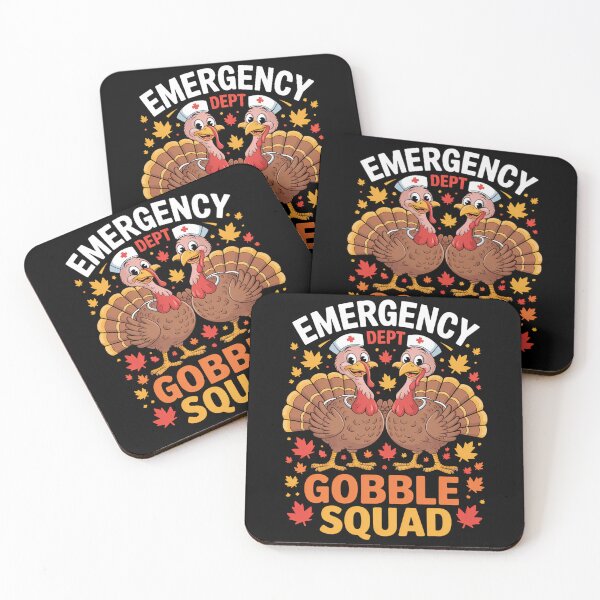 Item preview, Thanksgiving Emergency Department Nurse Gobble Squad designed and sold by Turbotine.
