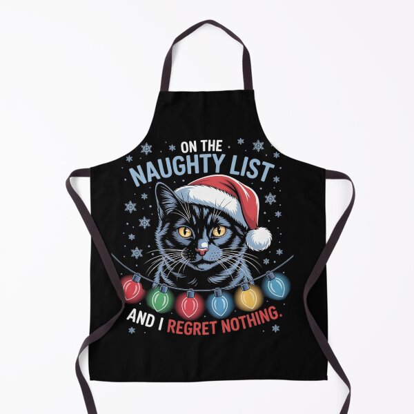 Artikelvorschau, Auf der Liste der Unartigen und ich bereue nichts. Katzenweihnachten entworfen und verkauft von AmparoBoyle.