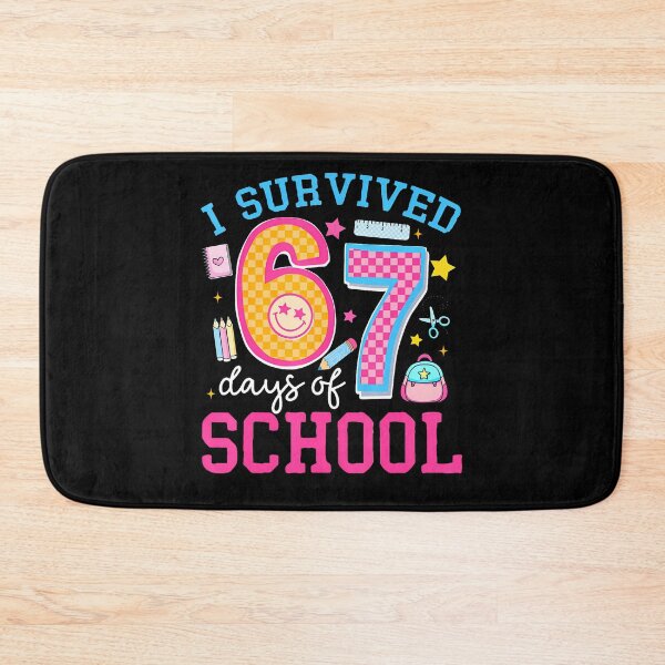 Item preview, I Survived 67 Days Of School Meme Six Seven Teacher Students designed and sold by MadalynKiehn.