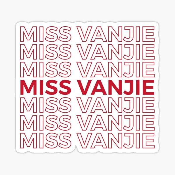 Miss Vanjie RuPaul's Drag Race Sticker