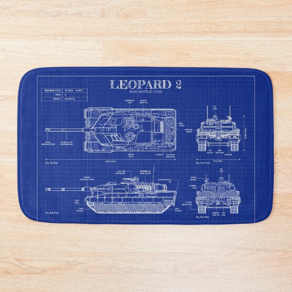 Item preview, LEOPARD 2. Main Battle Tank  (Blueprint) designed and sold by BGALAXY.