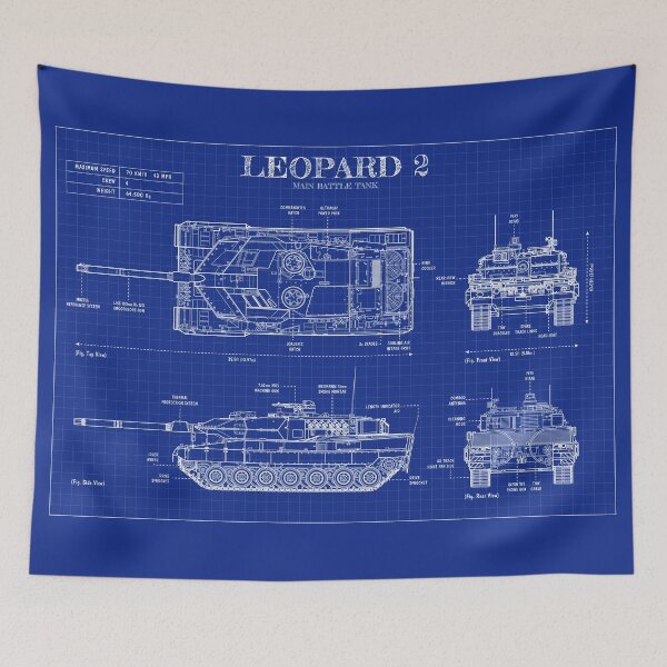 Item preview, LEOPARD 2. Main Battle Tank  (Blueprint) designed and sold by BGALAXY.