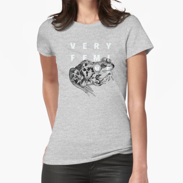 Very Fem Frog Fitted T-Shirt