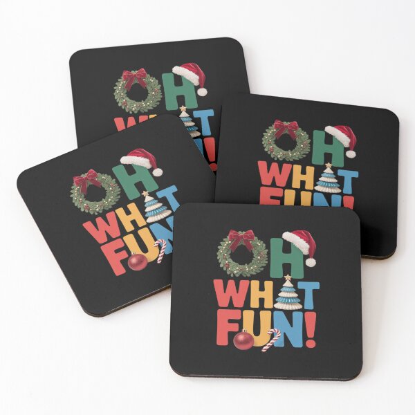 Item preview, Oh What Fun Christmas With Wreath And Tree designed and sold by FranzFriesen.