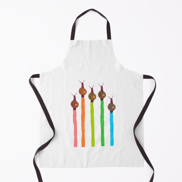 Item preview, “Snail Race – Colorful Trail Creatures in Motion designed and sold by denip.