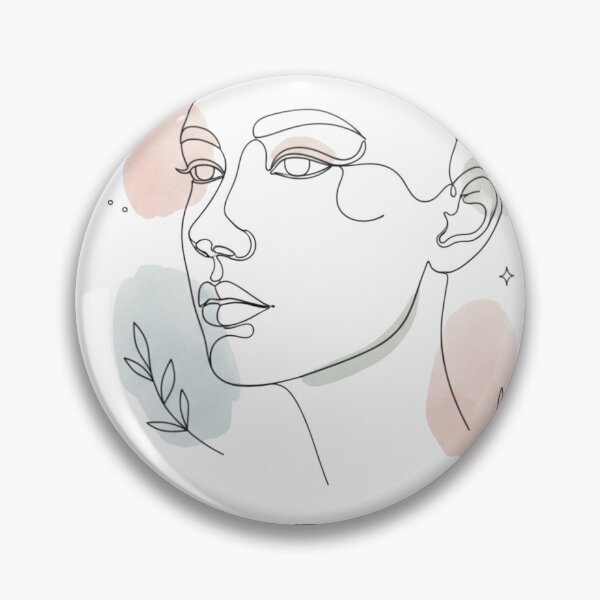 Artikelvorschau, You Are Enough – Minimalist Aesthetic Line Art Face Design entworfen und verkauft von CuteOasis.