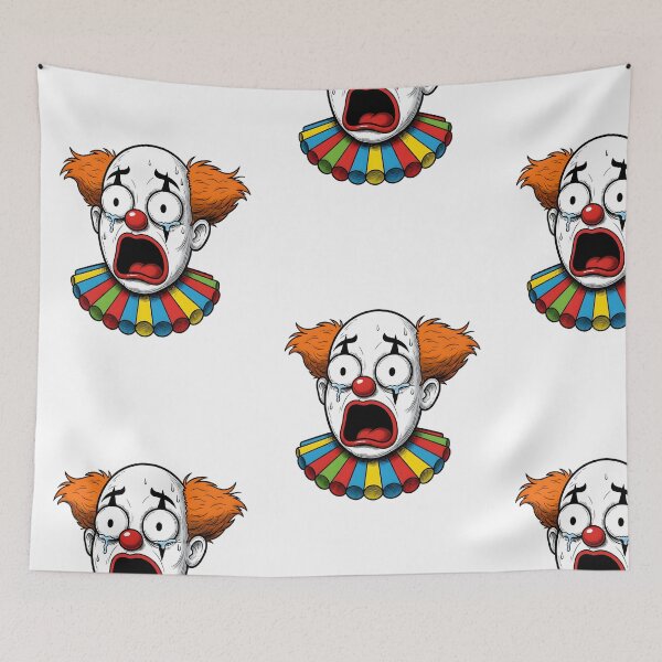 Item preview, A CRYING CARTOON CLOWN designed and sold by infinitearte.
