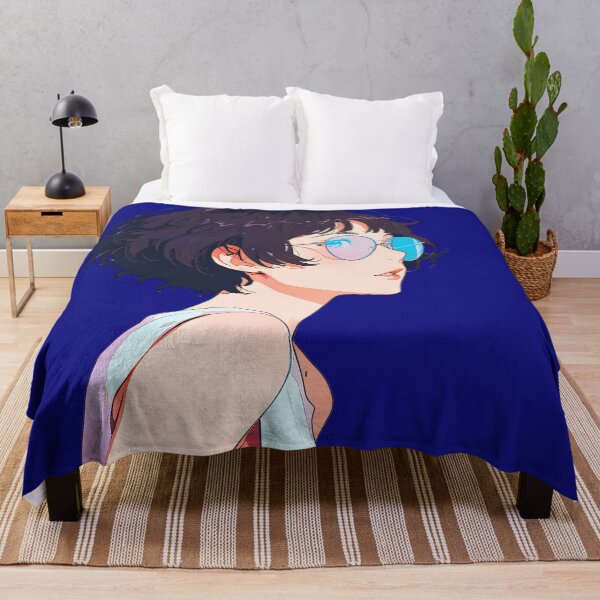 Item preview, Cool Breeze Girl – Anime Aesthetic Portrait designed and sold by KiraChie.