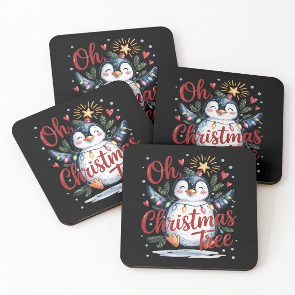 Item preview, Oh Christmas Tree Xmas Lights Cute Penguin Women Girls designed and sold by RayArmstrong.