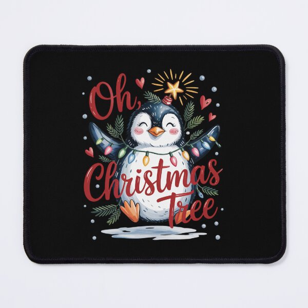 Item preview, Oh Christmas Tree Xmas Lights Cute Penguin Women Girls designed and sold by RayArmstrong.